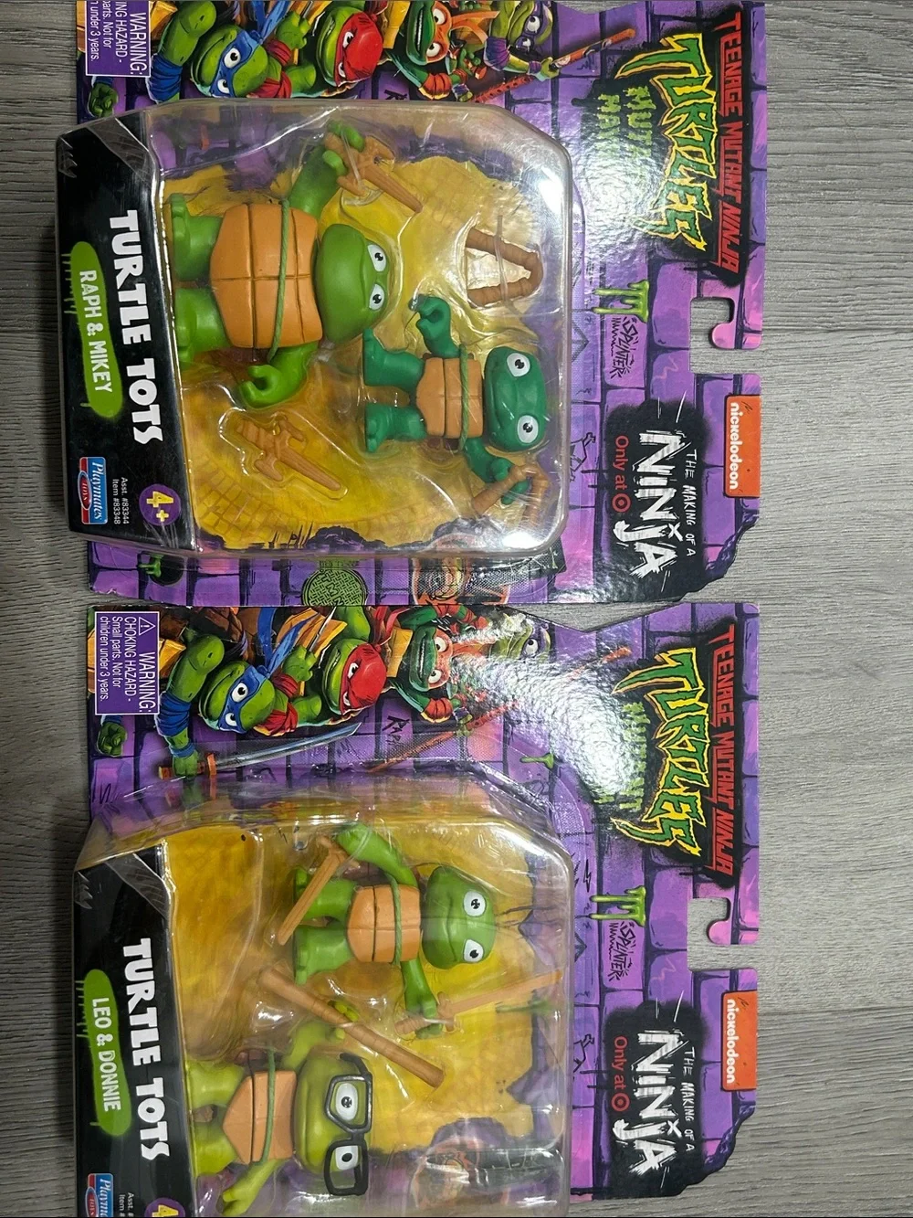 Teenage Mutant Ninja Turtles Mutant Mayhem Turtle Tots Action Figures NWT